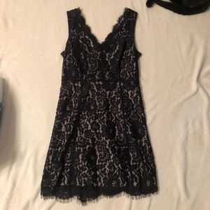 Ann Taylor Loft Navy Lace Dress